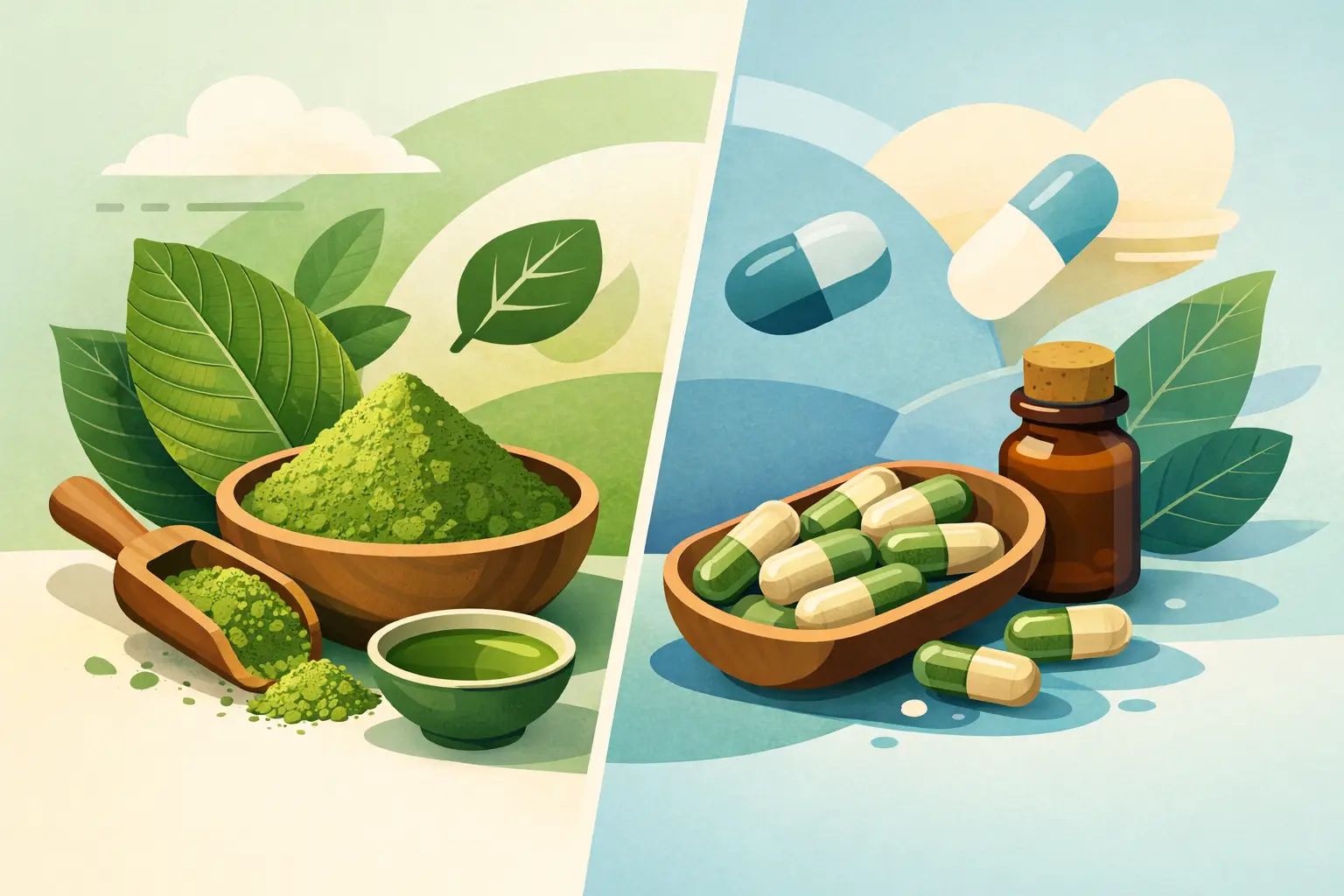 Kratom Powder vs Capsules: Which Fits You?